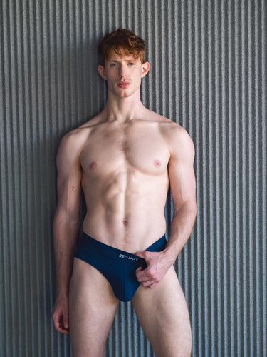 Hip Brief Mono-Tone - Petrol Blue