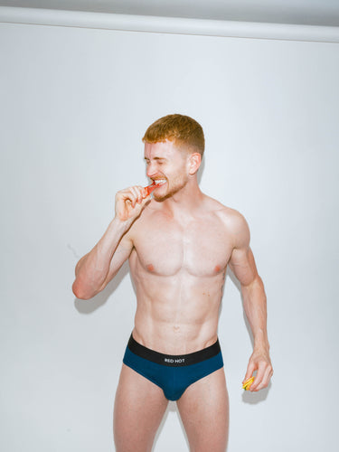 Hip Brief Duo-Tone - Petrol Blue