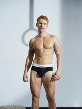 Load image into Gallery viewer, Core Hip Brief Duo-Tone - Black
