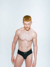 Load image into Gallery viewer, Core Hip Brief Mono-Tone - Black
