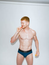 Load image into Gallery viewer, Hip Brief Duo-Tone - Petrol Blue
