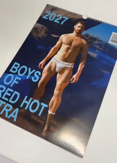 Boys of Red Hot Xtra 2027 Calendar - Preorder