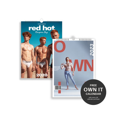 European Boys 2020 Calendar - Red Hot 100