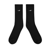 Core Black Socks - Red Hot 100