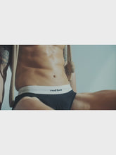Load and play video in Gallery viewer, Core Hip Brief Duo-Tone - White
