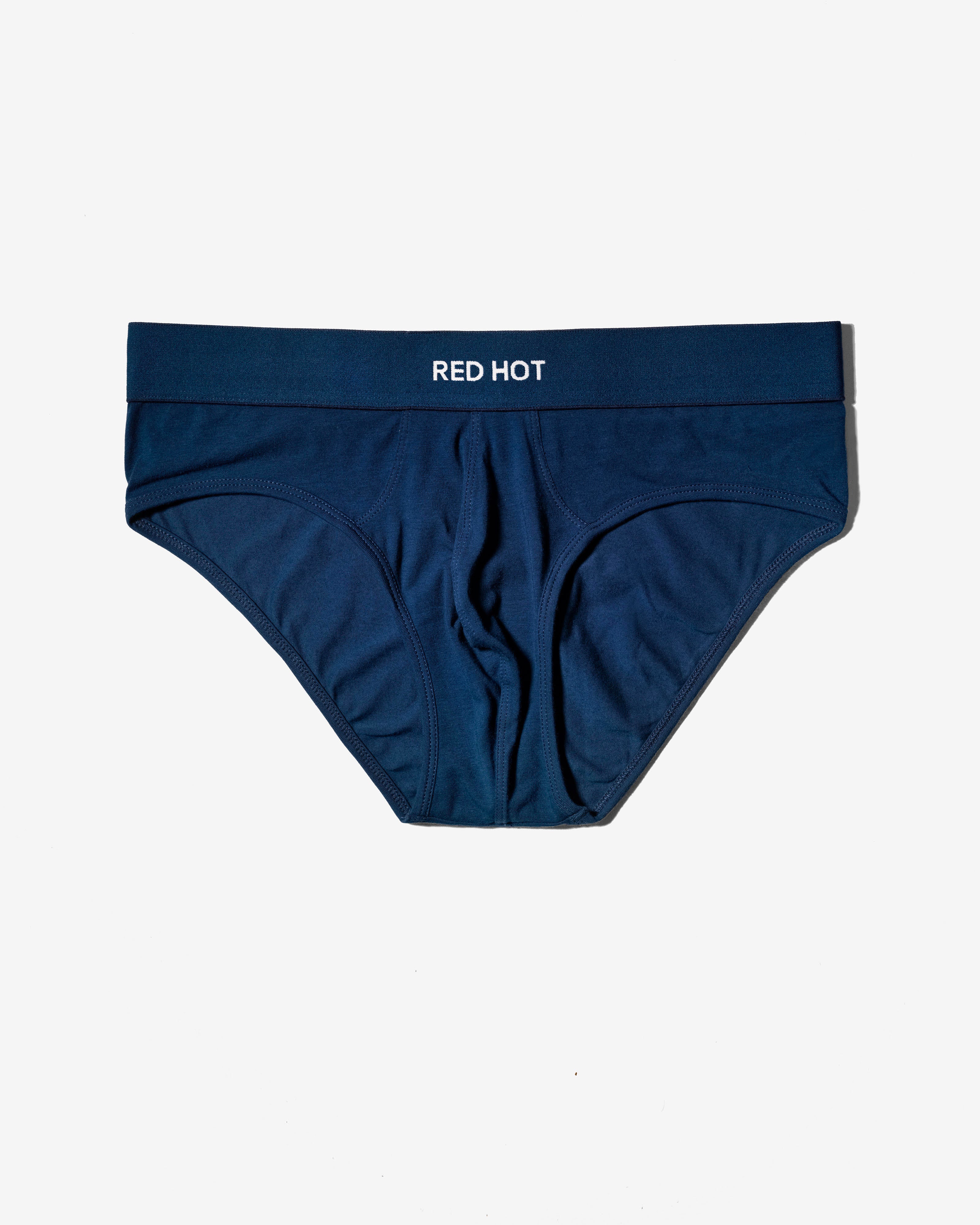 Core Collection Hip Briefs | Men's Underwear | Red Hot – Red Hot 100