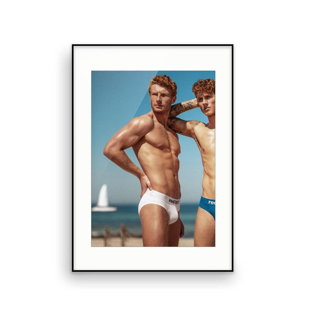 European Boys Youri & Asger Poster - Red Hot 100